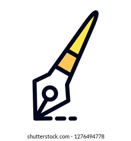 Single high quality art and design related icon. Isolated art and design symbols in white background. Graphic icons element