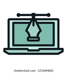 Single high quality art and design related icon. Isolated art and design symbols in white background. Graphic icons element