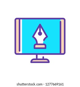 Single high quality artist related icon. Isolated artist  symbols in white background. Graphic icons element