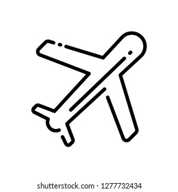 Single high quality aviation related icon. Isolated aviation symbols in white background. Graphic icons element