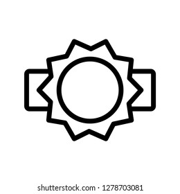 Single high quality awarding and trophy related icon. Isolated awarding and trophy symbols in white background. Graphic icons element