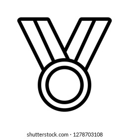 Single high quality awarding and trophy related icon. Isolated awarding and trophy symbols in white background. Graphic icons element