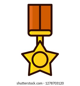 Single high quality awarding and trophy related icon. Isolated awarding and trophy symbols in white background. Graphic icons element