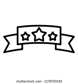 Single high quality awarding and trophy related icon. Isolated awarding and trophy symbols in white background. Graphic icons element