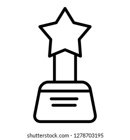 Single high quality awarding and trophy related icon. Isolated awarding and trophy symbols in white background. Graphic icons element