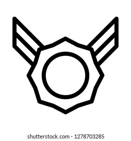 Single high quality awarding and trophy related icon. Isolated awarding and trophy symbols in white background. Graphic icons element