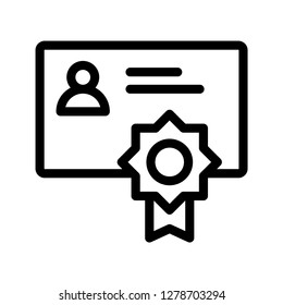 Single high quality awarding and trophy related icon. Isolated awarding and trophy symbols in white background. Graphic icons element
