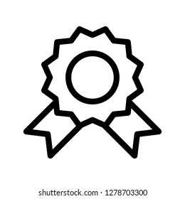 Single high quality awarding and trophy related icon. Isolated awarding and trophy symbols in white background. Graphic icons element