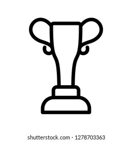 Single high quality awarding and trophy related icon. Isolated awarding and trophy symbols in white background. Graphic icons element