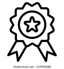 Single high quality awarding and trophy related icon. Isolated awarding and trophy symbols in white background. Graphic icons element