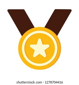 Single high quality awarding and trophy related icon. Isolated awarding and trophy symbols in white background. Graphic icons element