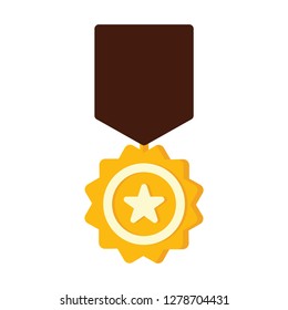 Single high quality awarding and trophy related icon. Isolated awarding and trophy symbols in white background. Graphic icons element