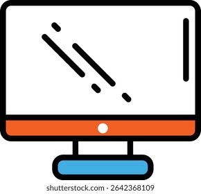 Een enkel pictogram met hoge resolutie met levendige kleuren en strakke lijnen, geschikt voor verschillende toepassingen.