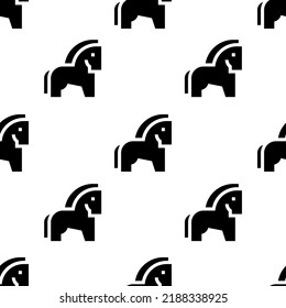 Single Horse pattern. Horse concept. filled trendy Vector seamless Pattern, background, wallpaper