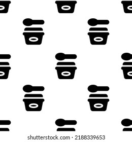 Single Ice cream pattern. Ice cream concept. filled trendy Vector seamless Pattern, background, wallpaper