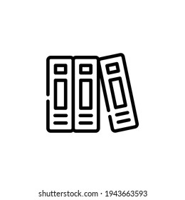 Single icon binder with line style.Perfect for you website, application, background, game, software or presentation