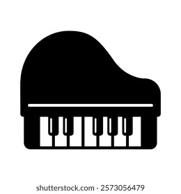 A single icon depicting a grand piano
