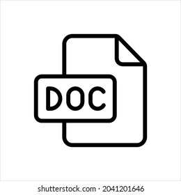 Single icon document with line style.Perfect for you website, application, background, game, software or presentation