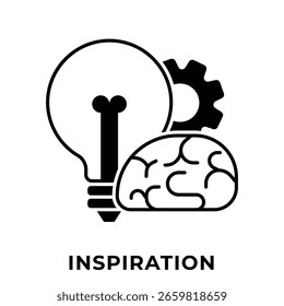 Single Icon Inspiration, Perfeito para Apresentação, Site, Aplicativos e muito mais, Ícone Estilo Misto