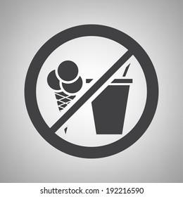 single icon for navigation on a gray background