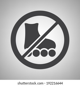 single icon for navigation on a gray background