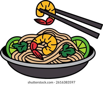 single icon of Pad Thai