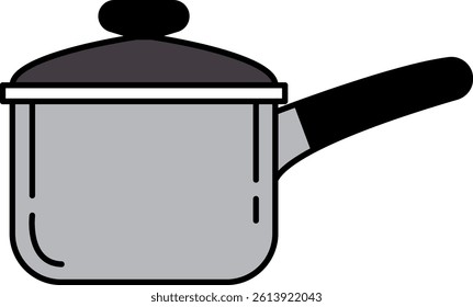 single icon of a saucepan