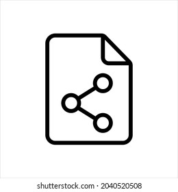 Un solo icono compartido con estilo de línea.Perfecto para su sitio web, aplicación, fondo, juego, software o presentación