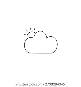 Icono único del Clima soleado