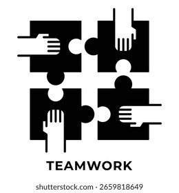 Single Icon Teamwork, Perfeito para Apresentação, Site, Aplicativos e muito mais, Icon Mixed Style