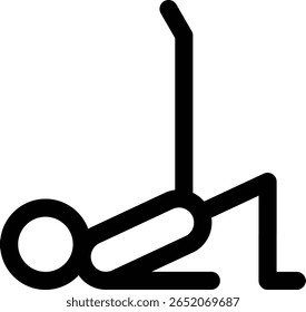 single icon. Thin Linear Style Design Isolated On White Background