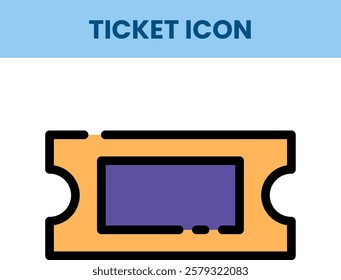 Single icon Of Ticket Festival