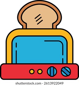 single icon of a toaster oven