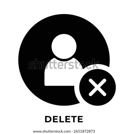 Single Icon User Delete, Avatar Icon, Icon Glyph