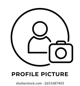 Single Icon User Picture, Avatar Icon, Icon Outline