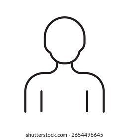 Single icons outline related to avatars for user interface. Icons for web and mobile app. Linear icon collection. Editable stroke. Vector illustration