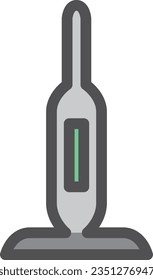 Single item icon for color simple electrical appliances hand vacuum cleaner
