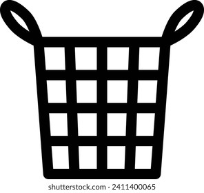 Icono de un solo elemento Cesta de lavado
