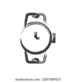 Single item icon related to brush writing daily necessities home appliances Wristwatch