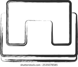 Single item icon related to calligraphy teaching materials Hole punch