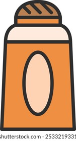 Single item icon related to color teaching materials: Glue