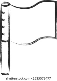 Ícone de item único relacionado à estação de Fudegaki Sinalizador de sinal