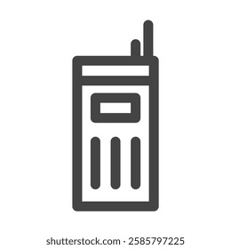 Single item icon related to line drawing school tools Shear core