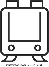 Single item icon related to teaching materials: school bag