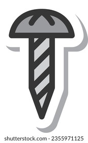 Einzelposten für Sticker-Werkzeuge Rundschraube