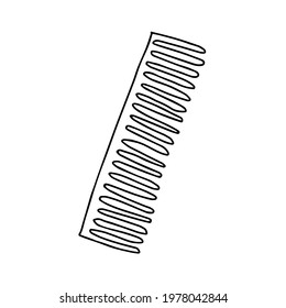 Single items on the theme of barbershop. Vector illustration of elements for the design of barbershops, posters, signage, postcards, stickers and salons. Doodle isolated on white background
