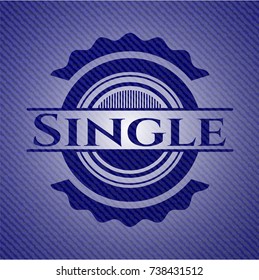 Single jean background