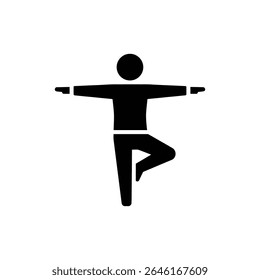 Single Leg Balance with Arms Out Exercise for Stability and Core Strength