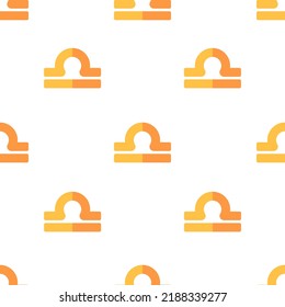 Single libra pattern. libra concept. flat trendy Vector seamless Pattern, background, wallpaper