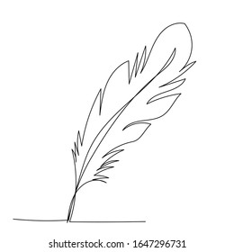 Feather Stock Vector (royalty Free) 90301579 